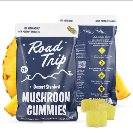 Road Trip Desert Stardust Magic Mushroom Gummies - Pineapple