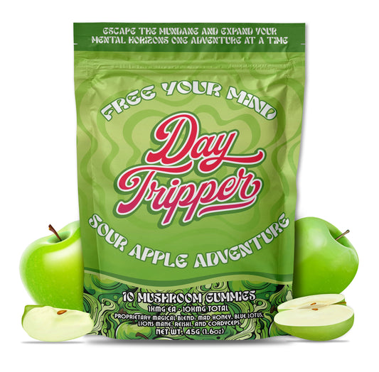 Day Tripper Sour Apple Adventure Mushroom Gummies | 10ct